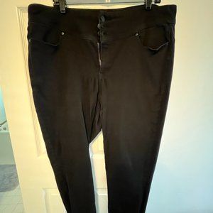 Lane Bryant Black High-Rise Jeggings 20W
